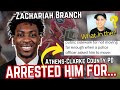 Is this for real? NFL Draft Prospect Zachariah Branch arrested by Athens Clarke PD for Wild Reason