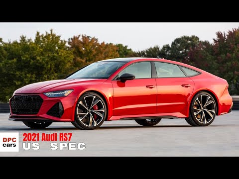 US Spec 2021 Audi RS7 in Tango Red