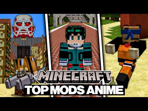 JoseLuis - Top 5 Anime Mods for Minecraft 😲🉐🈺 #1