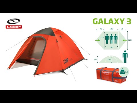 LOAP GALAXY 3 / GRANITE 3 - stan pro 3 osoby / tent for 3 persons | www.loap.cz
