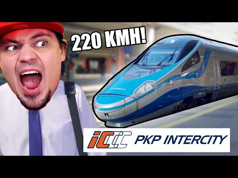 PENDOLINO speed record at PKP INTERCITY! *220 KMH!* 🚂 SimRail