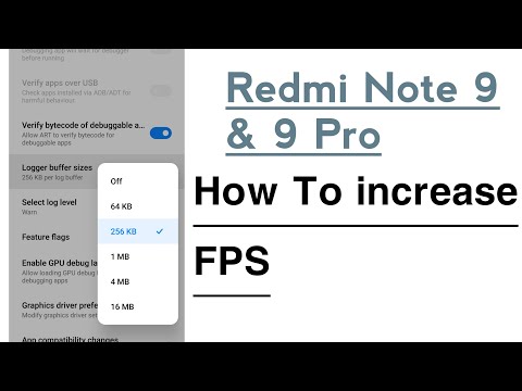 Redmi Note 9, 9 Pro How To increase FPS | Redmi Note 9, 9 Pro Me FPS Kaise increase Kare