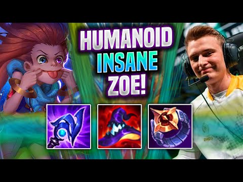 HUMANOID IS INSANE WITH ZOE! - FNC Humanoid Plays Zoe MID vs Orianna! | Preseason 2022