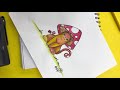 How To Draw A Cute Mushroom Cat Simple Easy