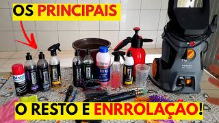 Meus Produtos para para Lavar Moto em Casa | +LAVAGEM COMPLETA PASSO a PASSO!