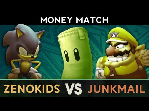 EBB TRAINING DAY - Money Match ft. Zenokids (Sonic) VS Junkmail (Wario)