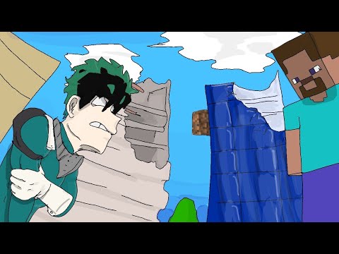Insane Epic Showdown: Saitama vs. Deku in Minecraft!