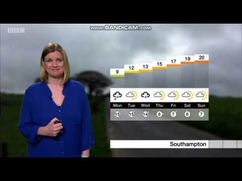 Emily Wood - South Today weather - (29th April 2018)