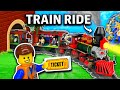 I Built A LEGO Train THEME PARK