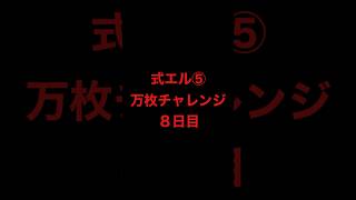 式エル⑤万枚チャレンジ８日目