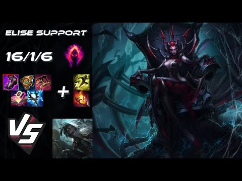 SUPPORT Elise vs Senna - EU Challenger Patch 25.S1.4