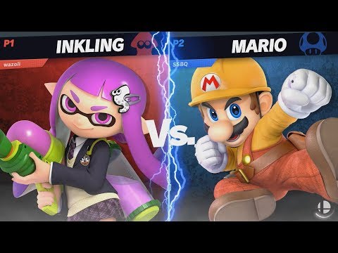 Wazoli (Inkling) vs Kenji (Mario) - DreamHack India 2018 - Losers Finals - Smash Ultimate