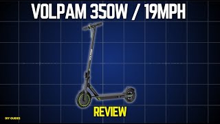 VOLPAM 350W 19MPH Electric Scooter Review: Best Budget E Scooter With 12 Mile Range? Commute Ready?