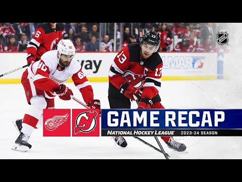 Red Wings @ Devils 10/12 | NHL Highlights 2023