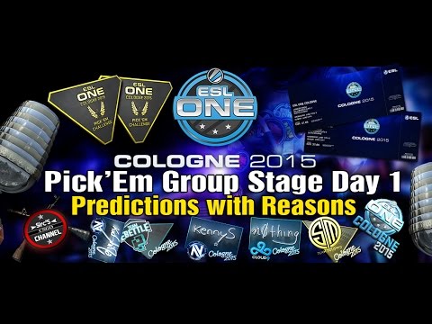 CSGO Cologne 2015 Pick'Em Group Stage Day 1 Predictions With Reasons