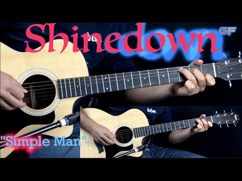 Shinedown (Lynyrd Skynyrd) - "Simple Man" - Rock Acoustic Guitar Lesson (w/Tabs)