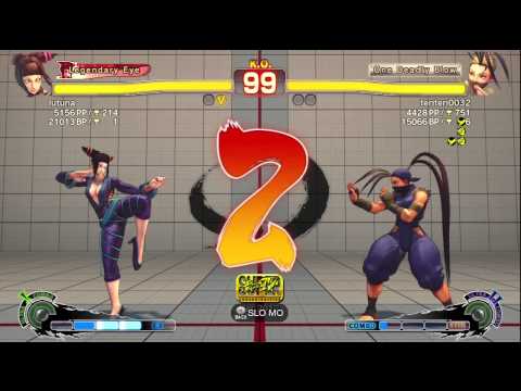 Tsuna (Juri) vs. Teriteri (Ibuki) - SSFIV AE 2012 Match