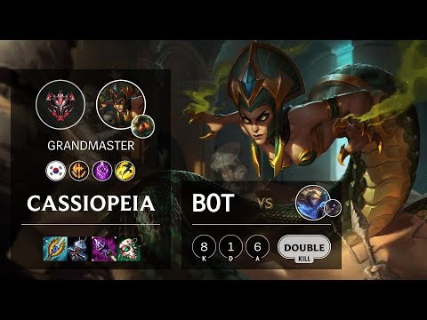 Cassiopeia Bot vs Ezreal - KR Grandmaster Patch 10.7