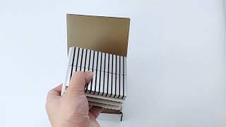 N52 Neodymium Rectangle Square Magnet with S/N Magnetic Pole Marks Attracting Magnets 40x10x5mm