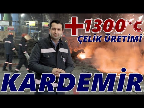 Steel production at Kardemir factory (Karabük)