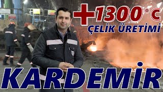 Kardemir fabrikasında çelik üretimi (Karabük)