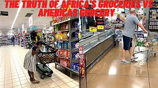 Is Africa starving for food, this a typical grocery compared to America