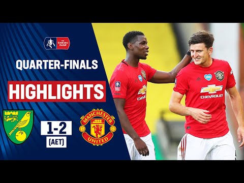 Maguire Scores Late Extra-Time Winner! | Norwich City 1-2 Manchester United | Emirates FA Cup 19/20