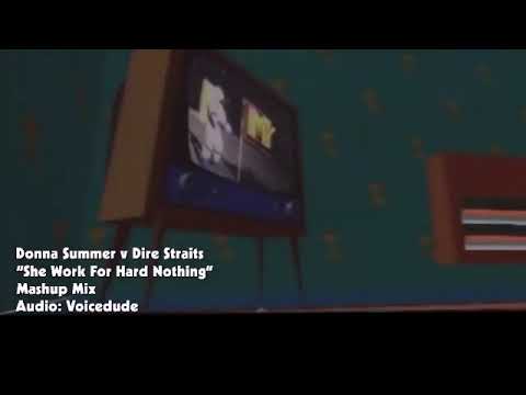 Donna Summer Vs Dire Straits - She work for hard nothing Mixed by Vj Efraín Hdez