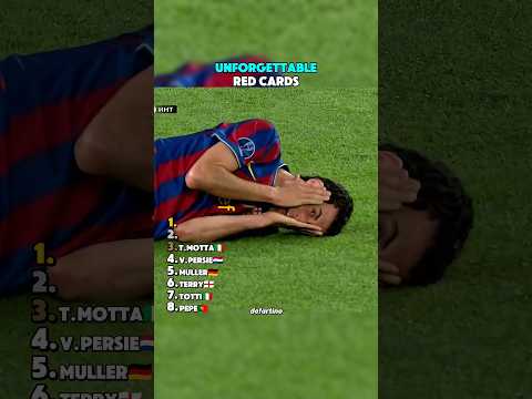 Unforgettable Red Cards