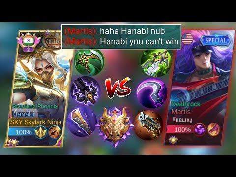 SUPREME HANABI VS PRO ENEMY | HANABI BEST BUILD FOR 2023