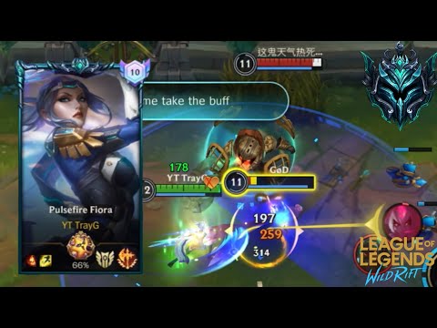 WILD RIFT FIORA VS NAUTILUS | TOP 10 Fiora gameplay