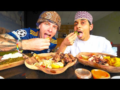 Authentic ZANZIBAR FOOD in OMAN!! East African Food Tour in Muscat, Oman!!