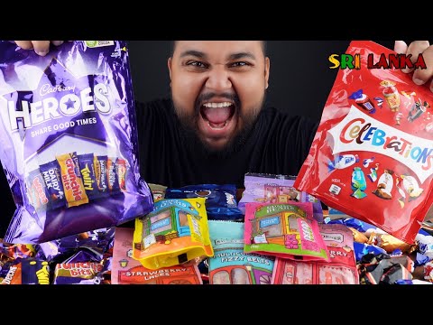 candy from united kingdom cadbury twix milkyway bounty snickers | sri lankan food | chama
