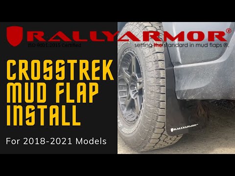 Installing Rally Armor LIFT AT Mud Flaps on the 2018+ Subaru Crosstrek