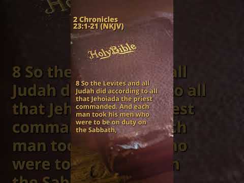 2 Chronicles 23:1-21 (NKJV)
