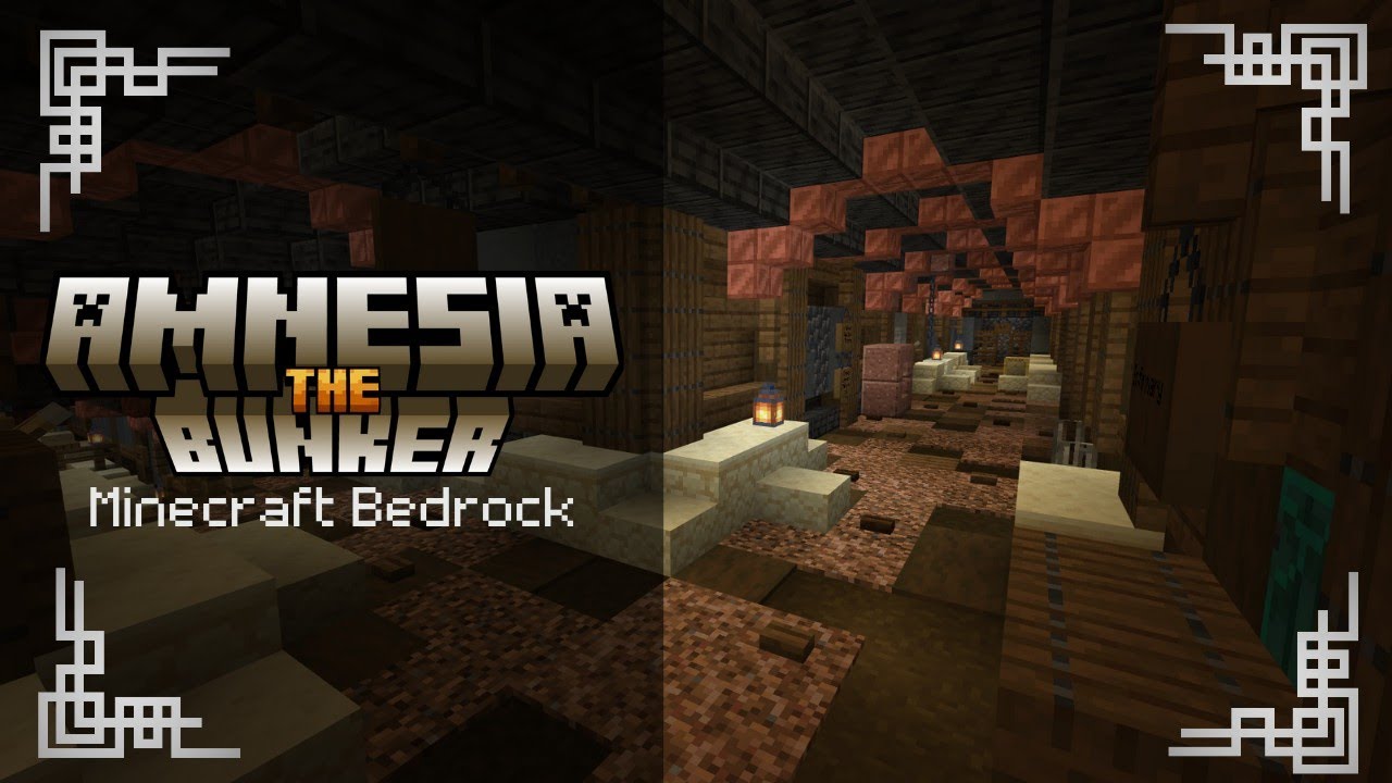 Amnesia The Bunker Minecraft bedrock map