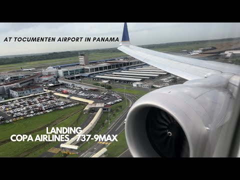 [HD] - Copa Airlines 737-9MAX | Decente + Pouso no Panamá - Tocumen I América Central I CM173 I AR