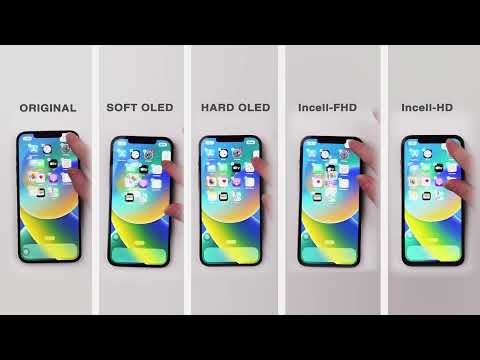 iPhone 12 Pro Max Screens Comparison Test: Incell VS Hard OLED VS Soft OLED VS OEM - APLONG Review