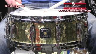 Video thumbnail for Gretsch Full Range Hammered Brass Snare Drum 5x14 by Drum Center of Portsmouth