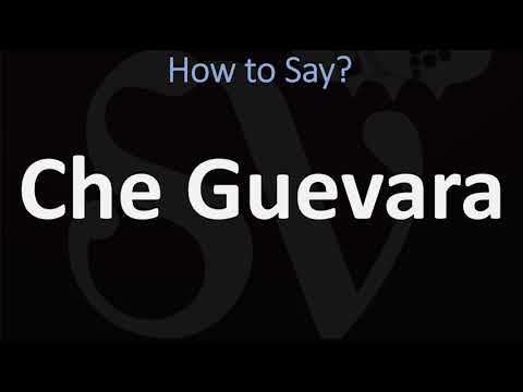 How to Pronounce Che Guevara? (CORRECTLY) | Spanish & English Pronunciation
