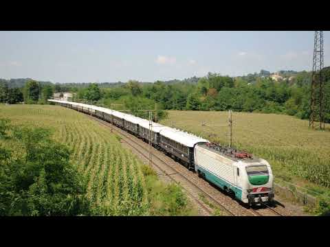 VSOE con E402B sulla Milano Chiasso