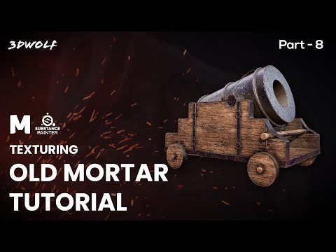 Wooden Chest Game Asset 3D Modeling Tutorial In Maya and Substance Painter Part 3 Texturing
