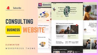 Make a Website for Consulting and Corporate Business | Elementor Consulting Website Theme | Lieo