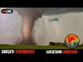 🔴 Destructive Storms moving into North Dakota  - LIVE STORM CHASER