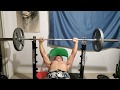 14 Year Old Benches 250lbs