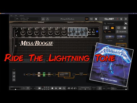 Metallica RIDE THE LIGHTNING guitar tone - AmpliTube 5