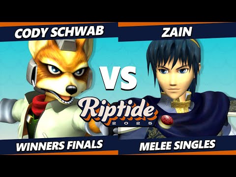 Riptide 2025 WINNERS FINALS - Cody Schwab (Fox) Vs. Zain (Marth) Smash Melee - SSBM