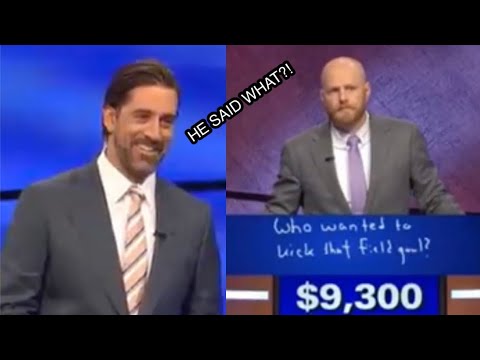 Aaron Rodgers and Green Bay Packers Roasted On Jeopardy By Contestant For Kicking Field Goal |