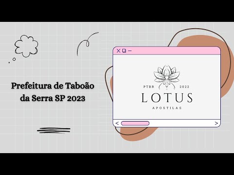 Apostila Prefeitura de Taboão da Serra SP 2023 Enfermeiro