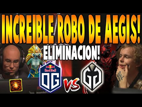 OG vs GLADIATORS [BO3] - ELIMINACION! "Increible Robo De AEGIS" - THE INTERNATIONAL 2022 DOTA 2